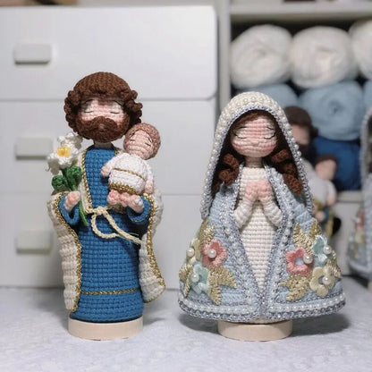 🎁💖Holy Family Crochet Doll