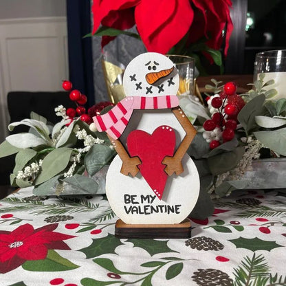 ☃️Valentine's Day Snowman Decoration