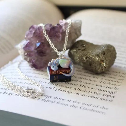 🔥🔥LAST DAY BIG SALE--Book Dragon Necklace