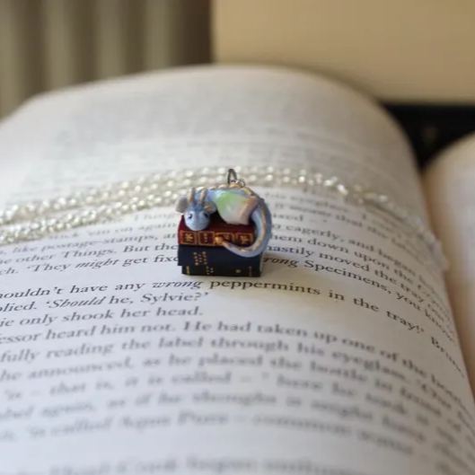 🔥🔥LAST DAY BIG SALE--Book Dragon Necklace