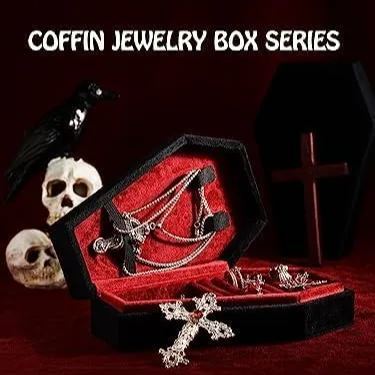 ⚰️Coffin Shaped Jewelry Box