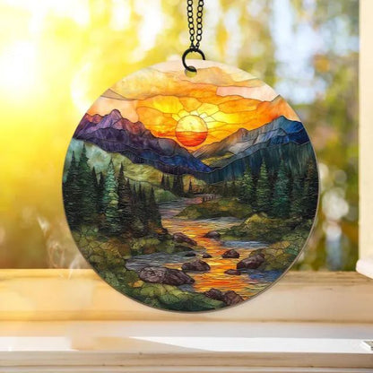 🔥🔥2025 Mother's Day Gift 50% Off--Beach Sunset Suncatcher Ornament