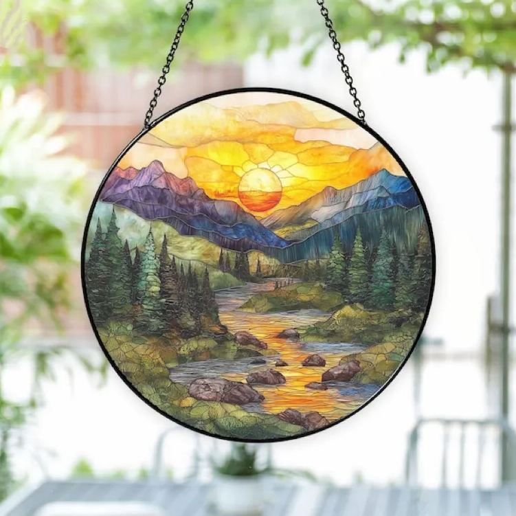 🔥🔥2025 Mother's Day Gift 50% Off--Beach Sunset Suncatcher Ornament