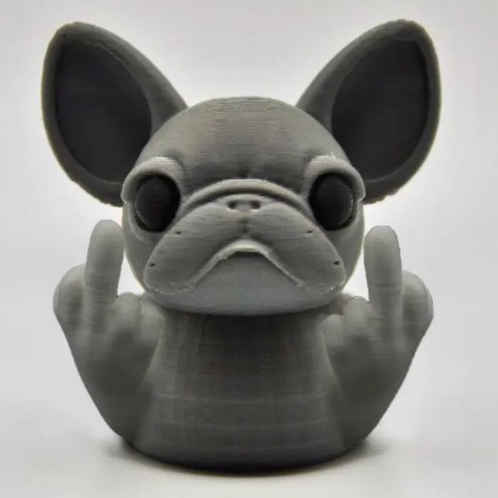 🤣Middle Finger French Bulldog Duck