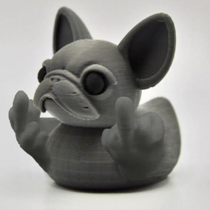 🤣Middle Finger French Bulldog Duck