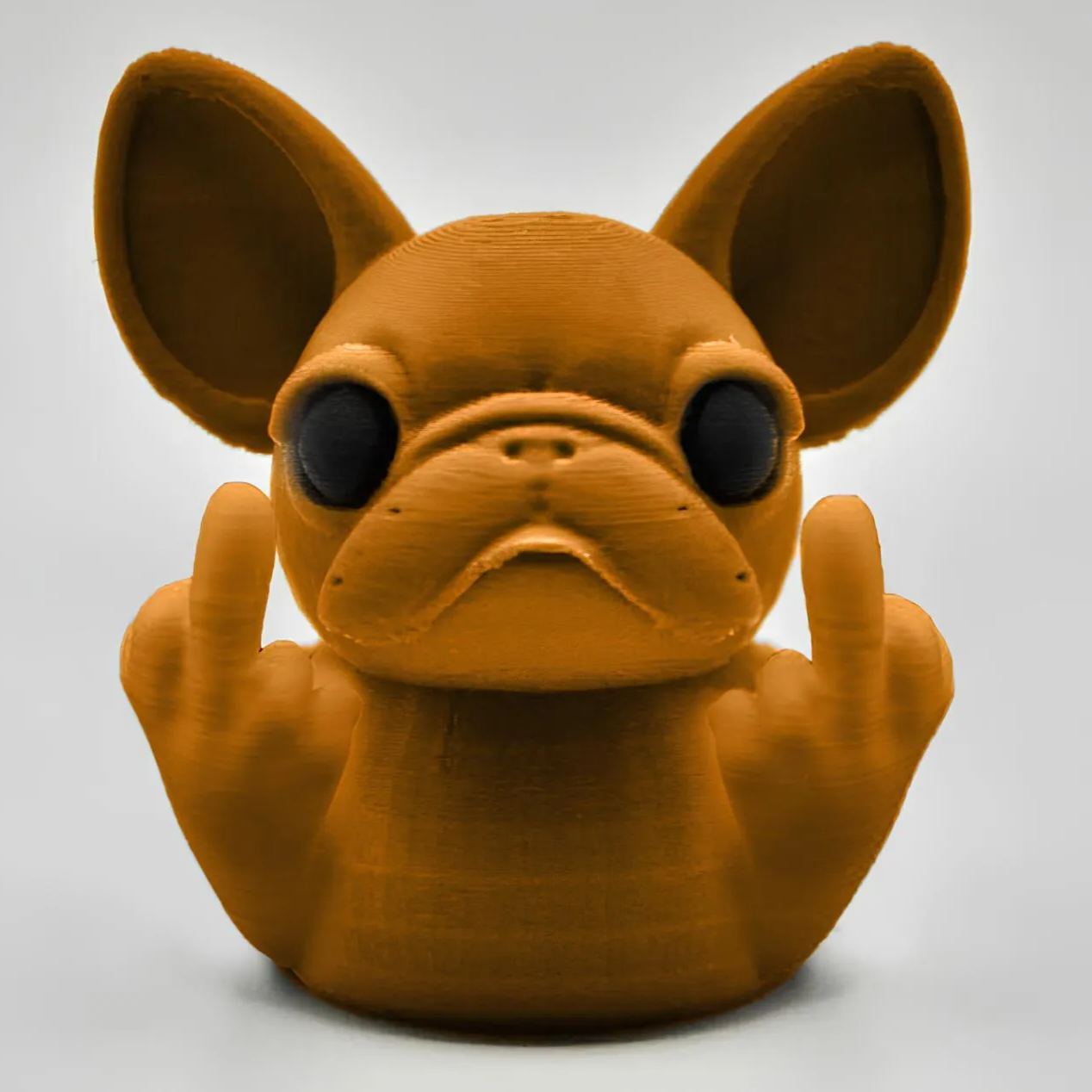 🤣Middle Finger French Bulldog Duck