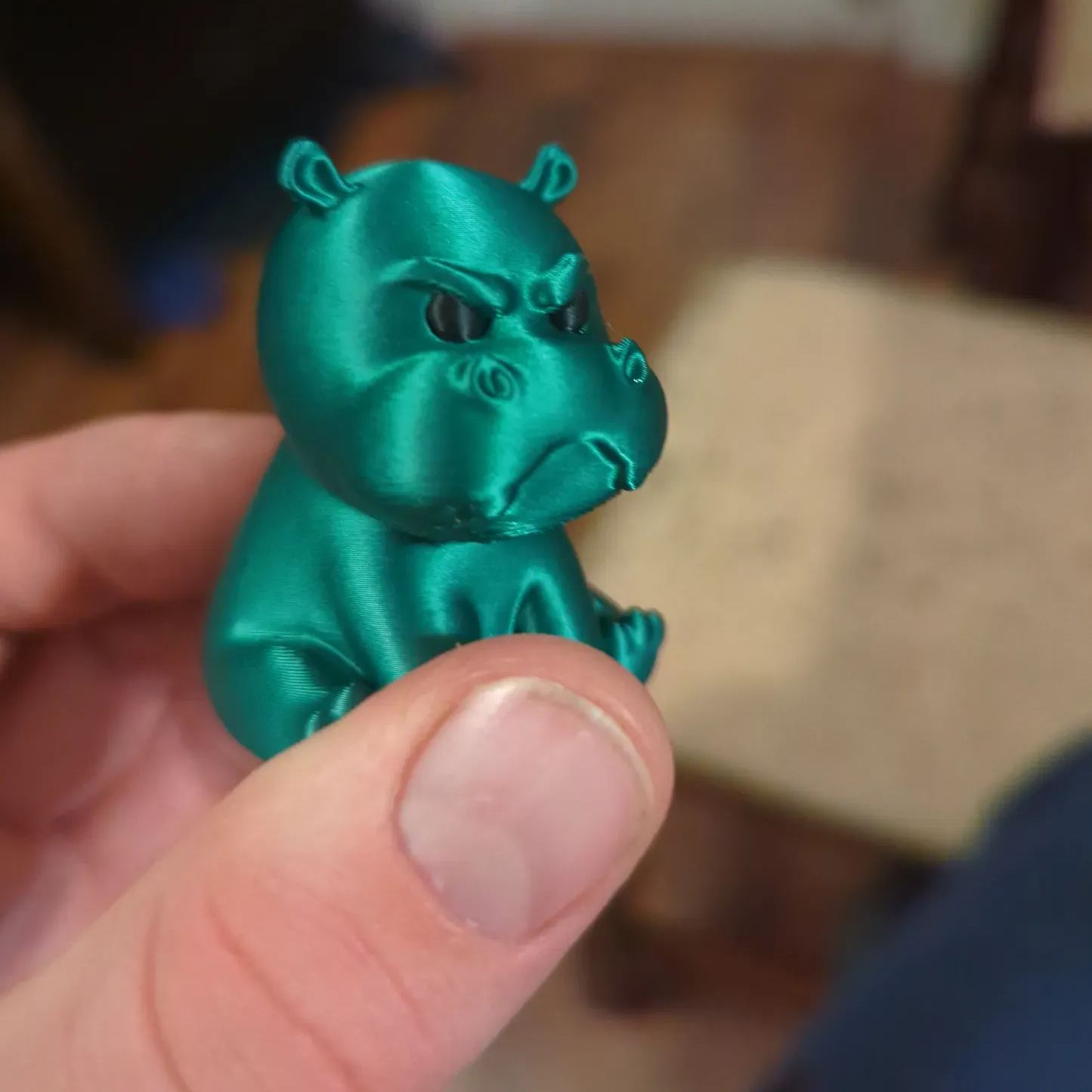 🦛😠Grumpy Little Hippo Figurine