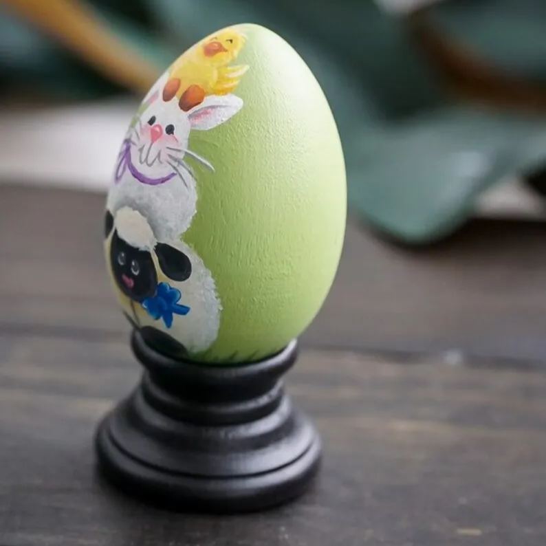 Wooden Easter Egg