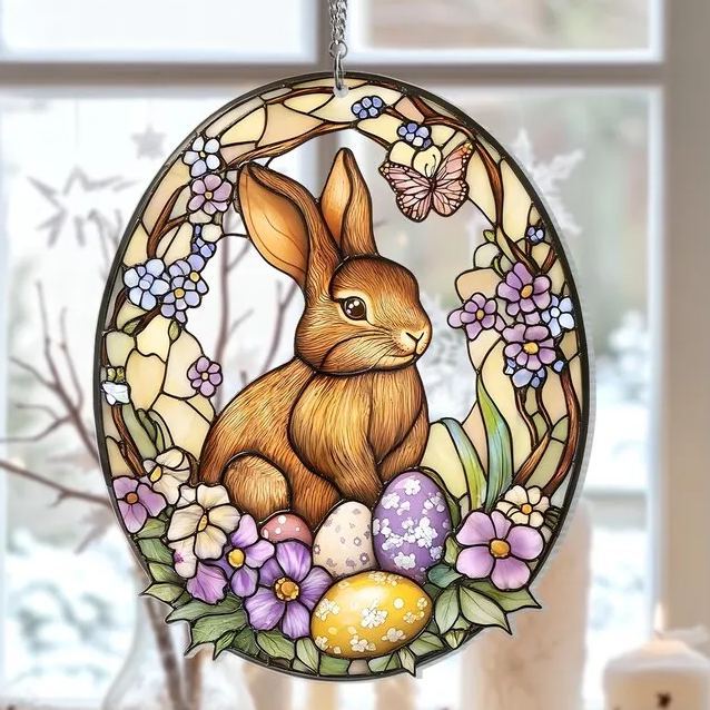🔥🔥2025 Easter Gift 50% Off--Easter Suncatcher Decor