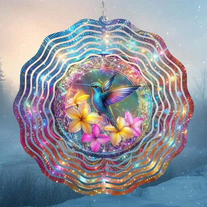 Spring Hot Sale🔥Painted rotating wind chime pendant