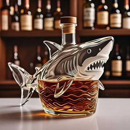 Shark Whiskey Bottle