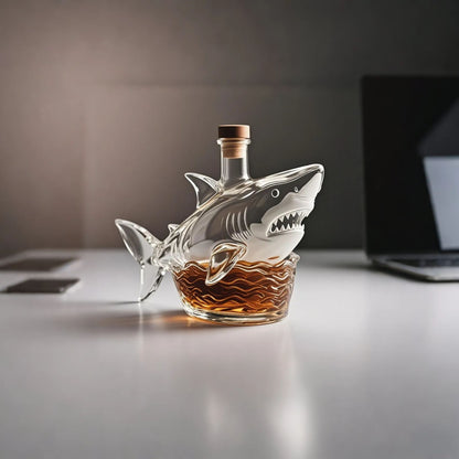 Shark Whiskey Bottle