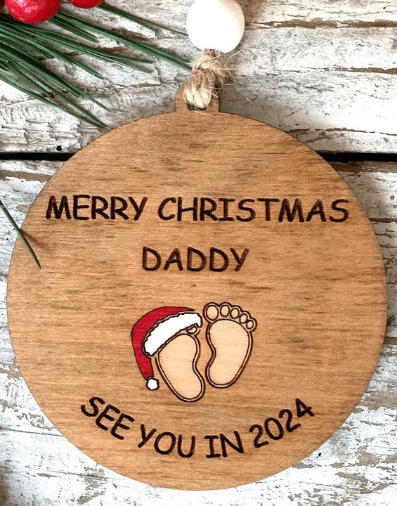 See You in 2024 Christmas Tree Ornament