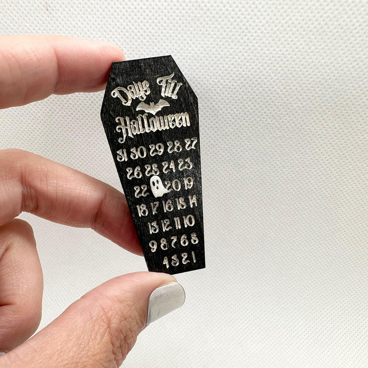 ⚰️Miniature Halloween Countdown | Halloween Magnetic Calendar📅