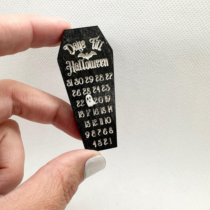 ⚰️Miniature Halloween Countdown | Halloween Magnetic Calendar📅