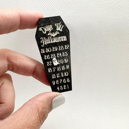⚰️Miniature Halloween Countdown | Halloween Magnetic Calendar📅