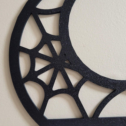 Metal Halloween Moon Door Corner Topper Decoration