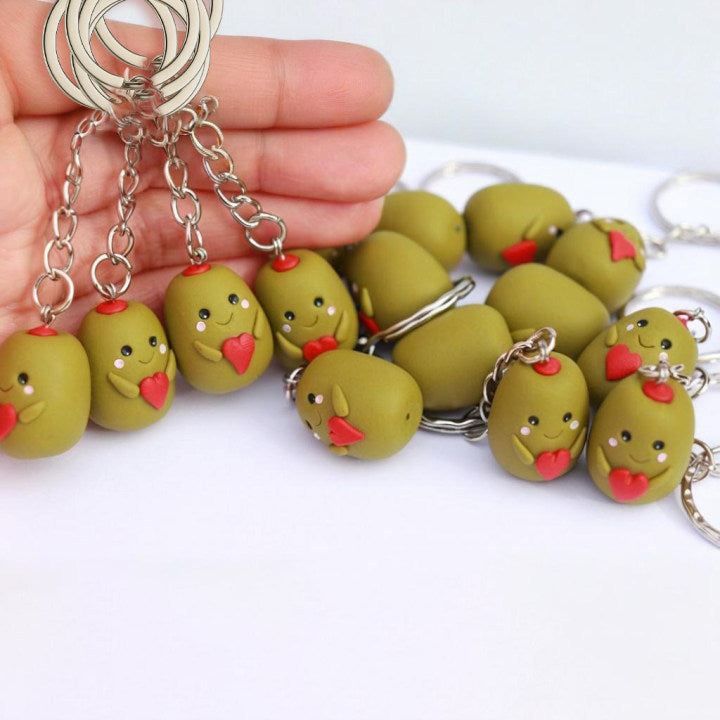 💖Early Christmas Sale💖Olive Couple Keychain