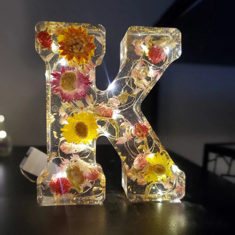 🌸Floral Resin Night Light
