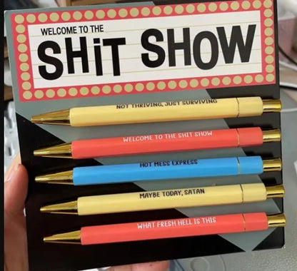 😂Motivational Badass Pen Set(5pcs)