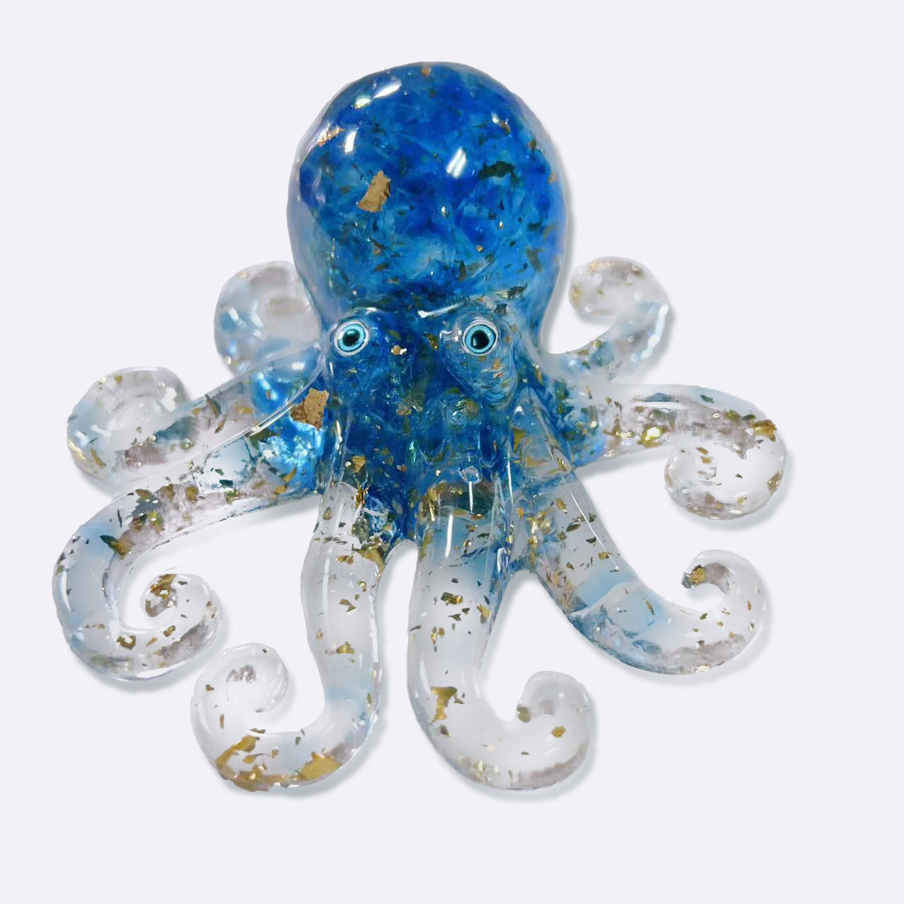 🔮Natural Crystal Gravel Octopus Decor🐙