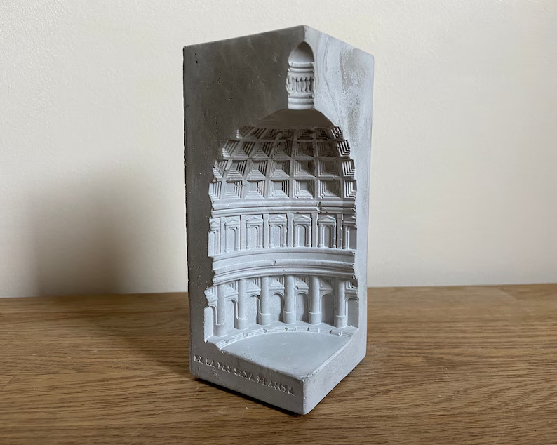 🕯️Roman Concrete Tea Light Holder