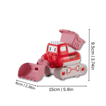 TinyTrucks Cute Construction Toy Cars for Toddlers
