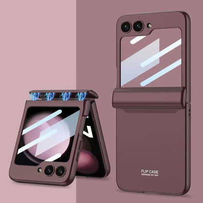 Magnetic All-included Shockproof Phone Case For Galaxy Flip 6/5/4/3 With Back Screen Protector