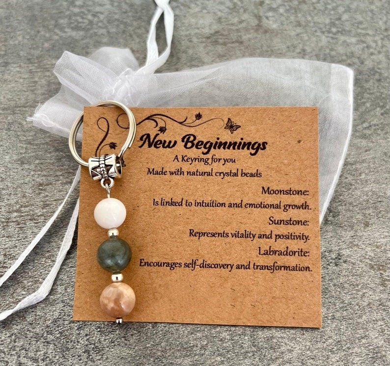 🌟Natural crystal keychain 🌟