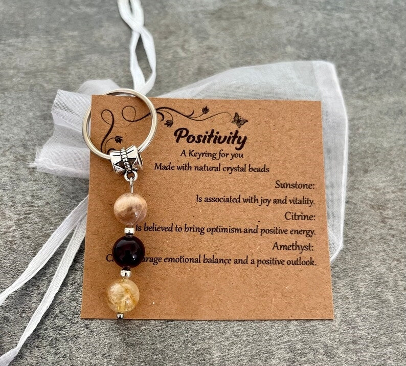 🌟Natural crystal keychain 🌟