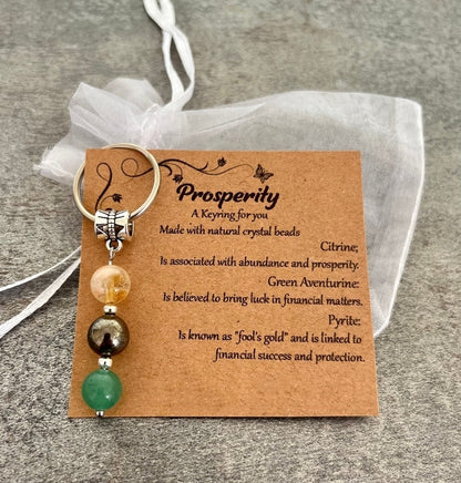 🌟Natural crystal keychain 🌟