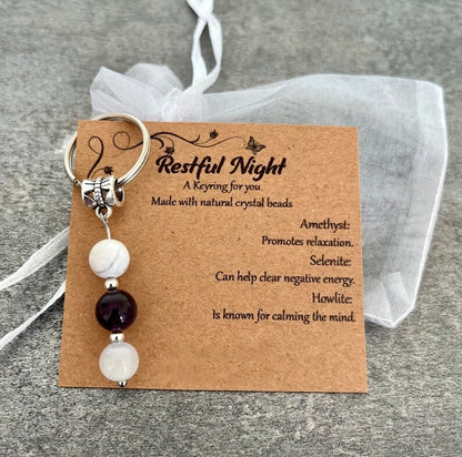 🌟Natural crystal keychain 🌟