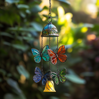 🌈🦋Butterfly Wind Chime Decoration