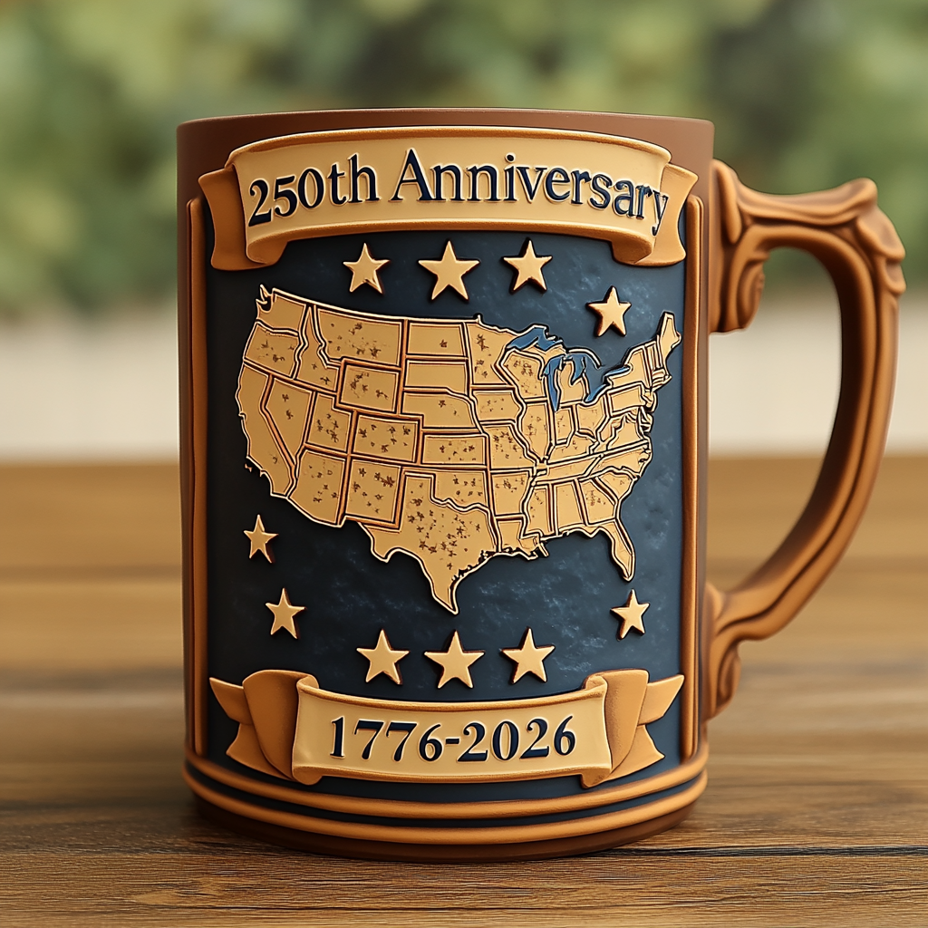 250th Anniversary Patriotic Coffee Mug