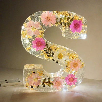 🌸Floral Resin Night Light