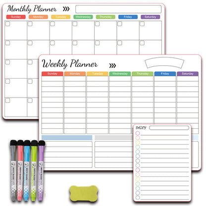 Magnetic Erasable Calendar Set