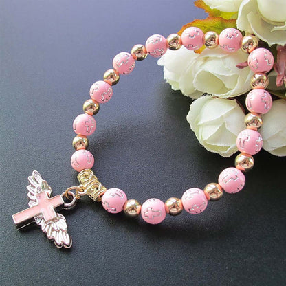🎁2024 New Year Hot Sale🎁49% OFF🔥Angel Wing Cross Bracelet