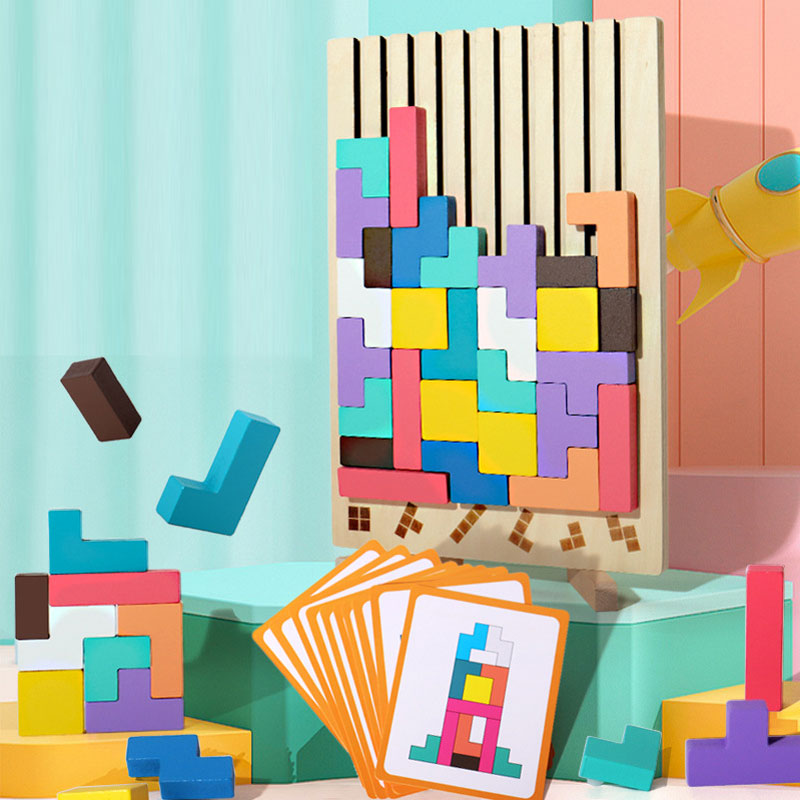 Wooden Stacking Puzzle Toy