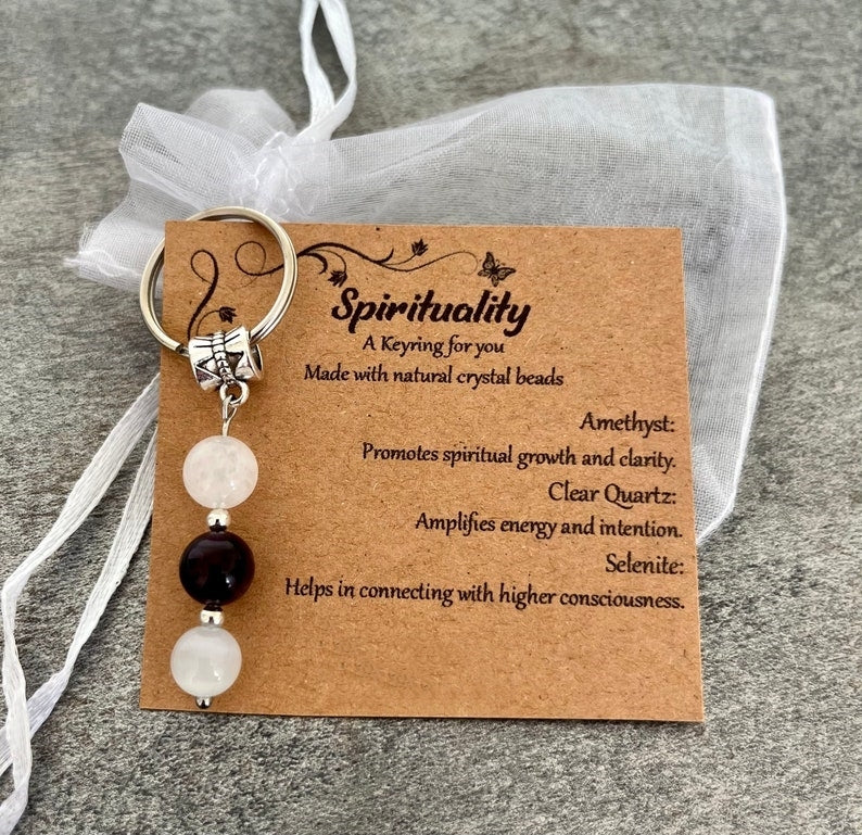 🌟Natural crystal keychain 🌟