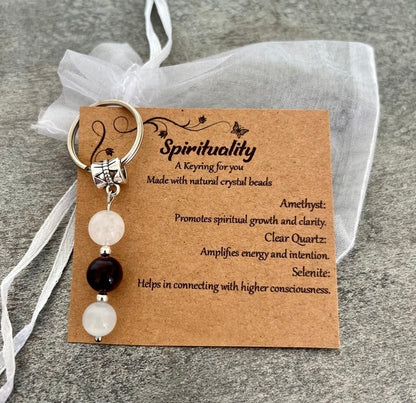 🌟Natural crystal keychain 🌟