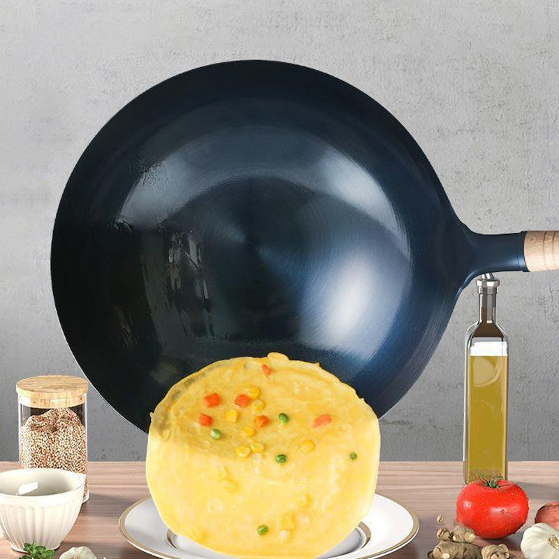 （🔥New Year Special 50% OFF+ free shipping）Uncoated Non-Stick Iron Wok