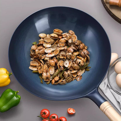 （🔥New Year Special 50% OFF+ free shipping）Uncoated Non-Stick Iron Wok