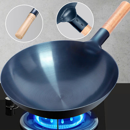 （🔥New Year Special 50% OFF+ free shipping）Uncoated Non-Stick Iron Wok