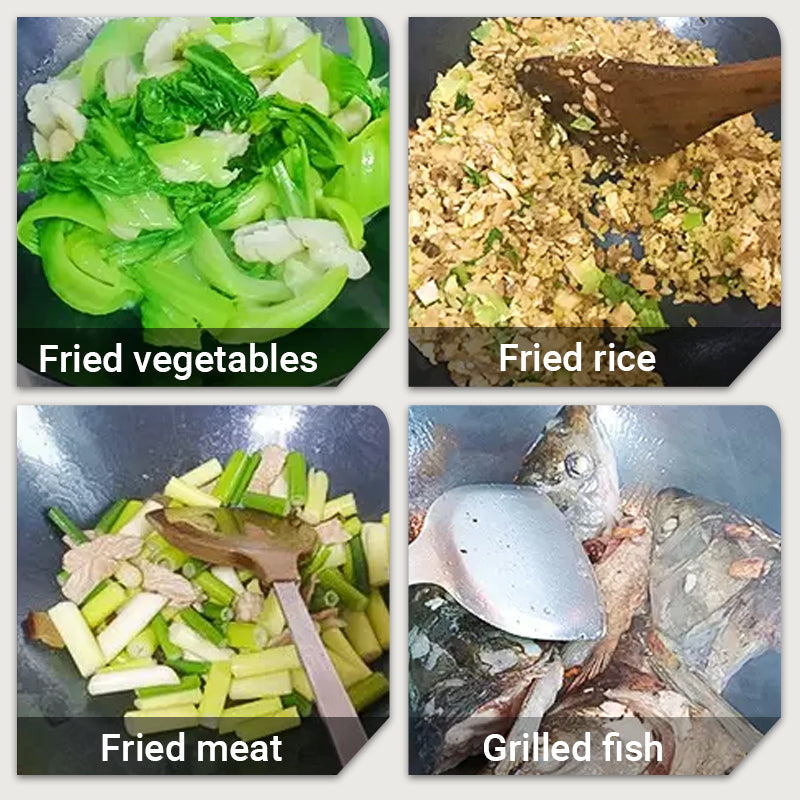 （🔥New Year Special 50% OFF+ free shipping）Uncoated Non-Stick Iron Wok