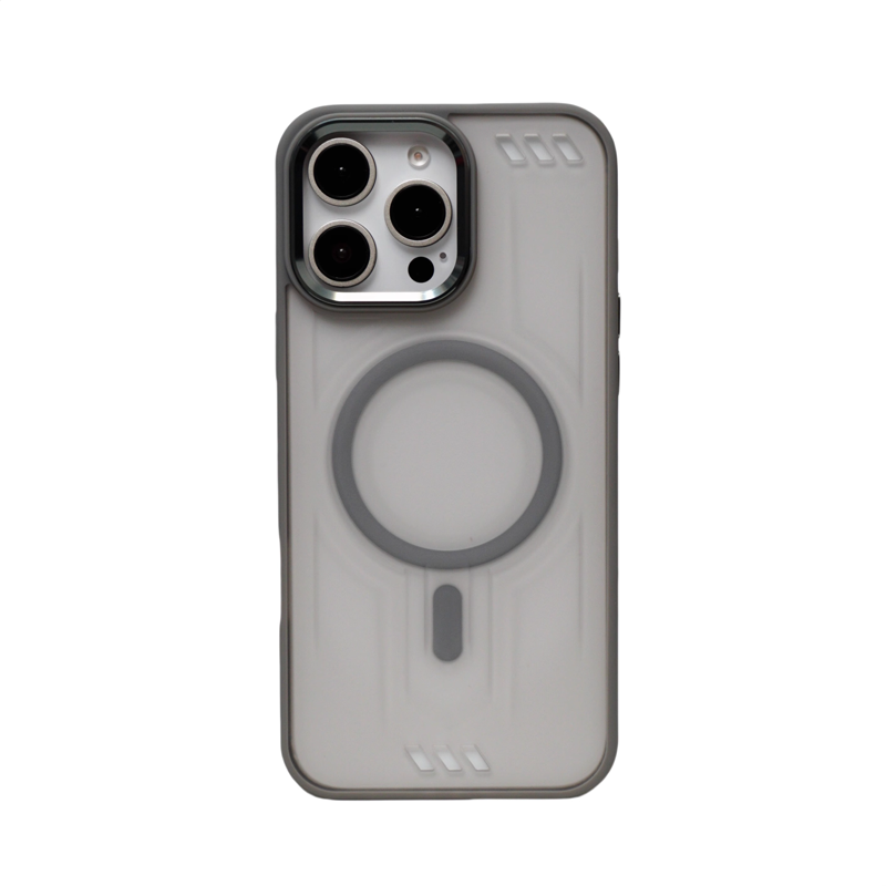 PureShield Clear Matte Phone Case –Magnetic Compatible & Fingerprint-Resistant