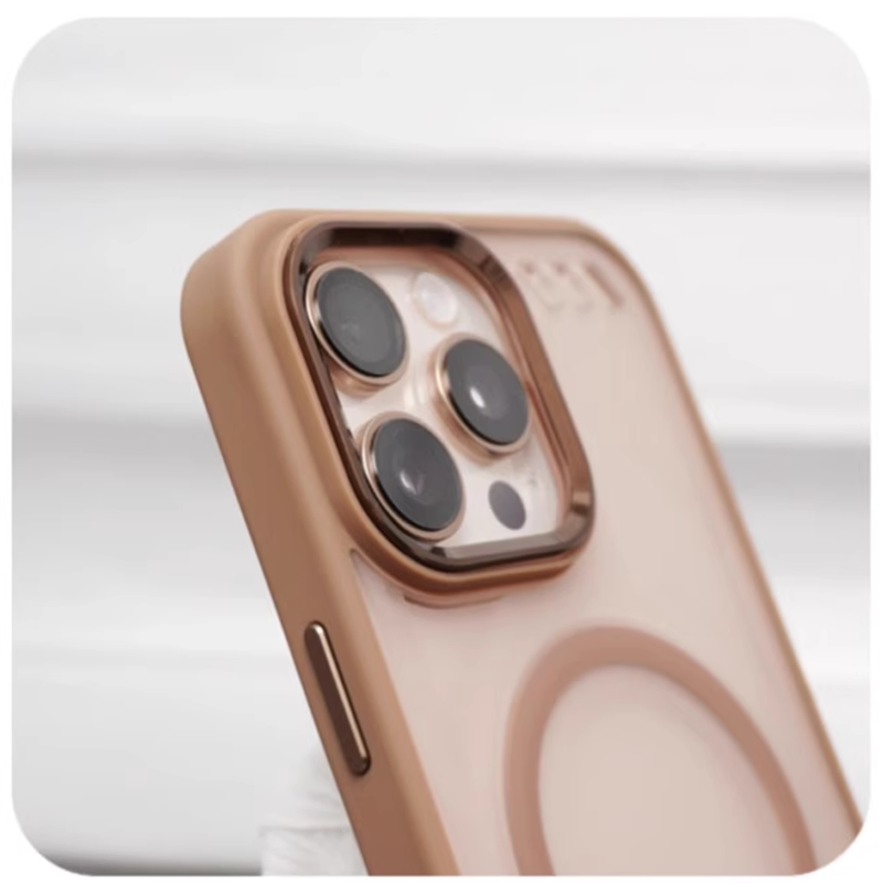 PureShield Clear Matte Phone Case –Magnetic Compatible & Fingerprint-Resistant