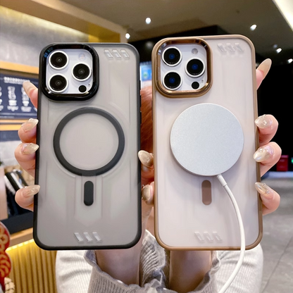 PureShield Clear Matte Phone Case –Magnetic Compatible & Fingerprint-Resistant