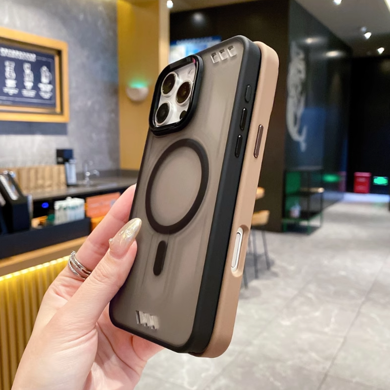 PureShield Clear Matte Phone Case –Magnetic Compatible & Fingerprint-Resistant