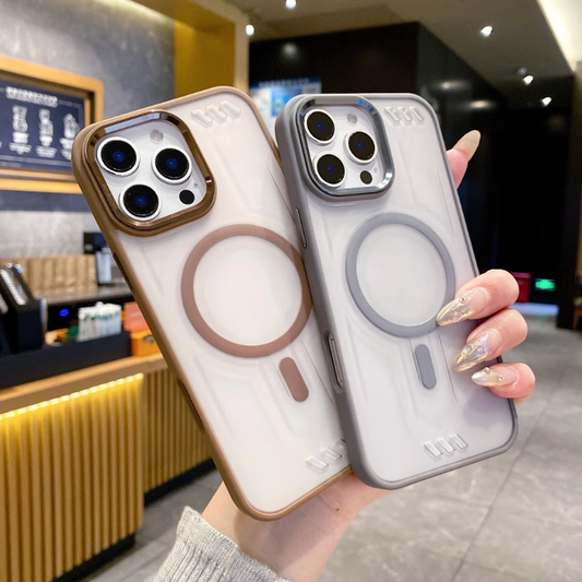 PureShield Clear Matte Phone Case –Magnetic Compatible & Fingerprint-Resistant